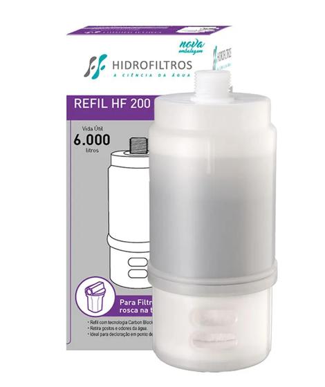 Imagem de Refil Filtro HF200 Compatível com Filtros Aqualar AP 200