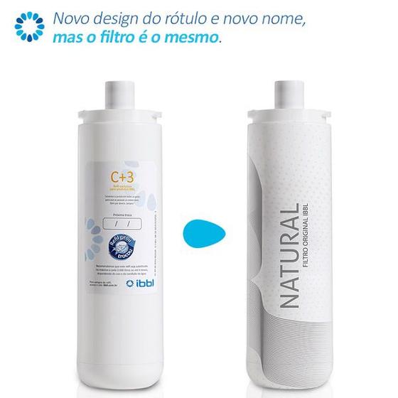 Refil Filtro IBBL C+3 Natural Girou Trocou 24010051 Menor preço em Refil Filtro IBBL C+3 Natural Girou Trocou 24010051