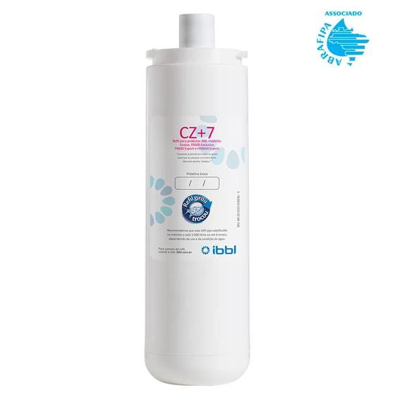 Refil Filtro IBBL CZ+7 para Purificador de Água Imaginare, FR600, E-Due e outros - Original Menor preço em Refil Filtro IBBL CZ+7 para Purificador de Água Imaginare, FR600, E-Due e outros - Original
