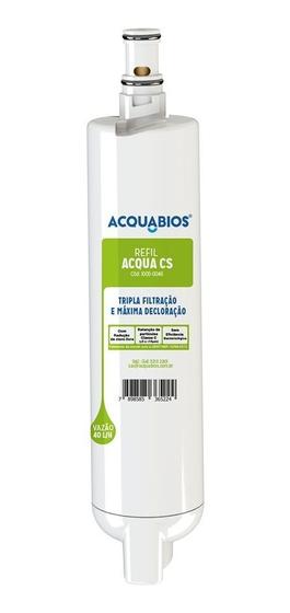 Imagem de Refil Filtro Para Bebedouro compativel ACQUA CS10 3431 CONSUL  ACQUABIOS