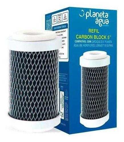 Imagem de Refil Filtro Purificador Carcaças Fit 5" BBI Hidrofiltros Lorenzetti