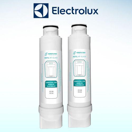 Imagem de Refil Filtro Purificador de Água Compatível Electrolux Elx 20 Kit 2 unidades 