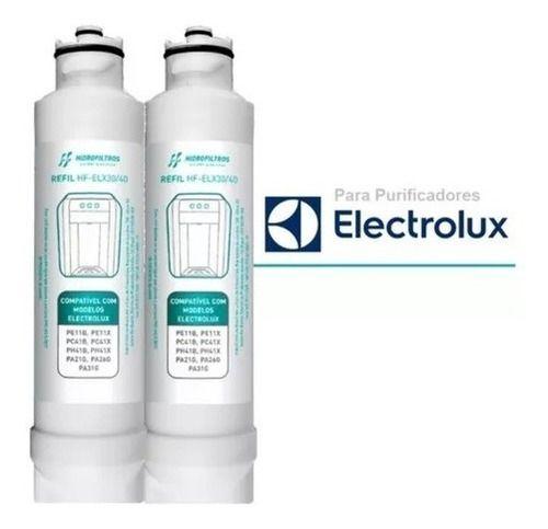 Imagem de Refil Filtro Purificador de agua Electrolux Compatível Elx 30/40 Kit 2