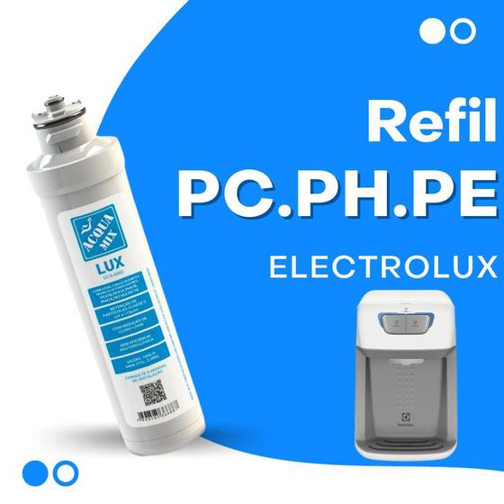 Imagem de Refil Filtro Purificador de Água Electrolux Pc41b Pc41x Ph41b Ph41x Pe11b Pe11x