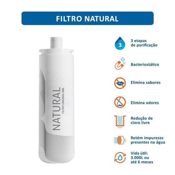 Imagem de Refil Filtro Purificador De Água Ibbl C+3 Com Tripla Filtragem Original