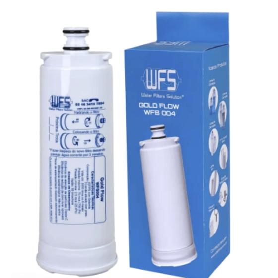 Imagem de Refil Filtro WFS Compatível Purificador Agua Masterfrio Rótulo Azul 22,5mm