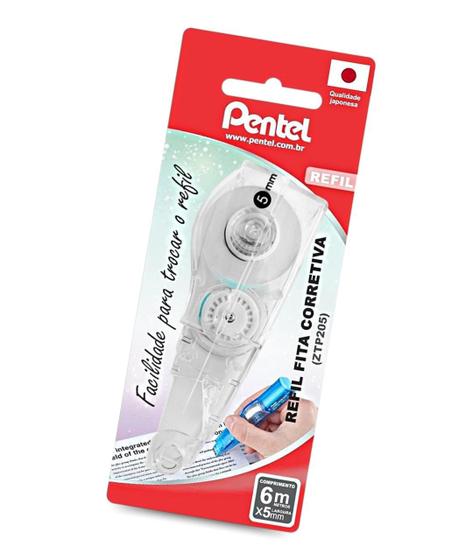 Imagem de Refil Fita Corretiva em Blister 6m x 5mm Pentel