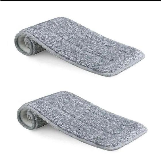 Imagem de Refil Flat Mop Kit 2 Unidades Esfregão Vassoura Mágica