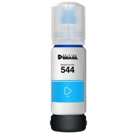 Imagem de refil garrafa de tinta compatível T544 Ciano CY para impressora Ecotank Epson L5190