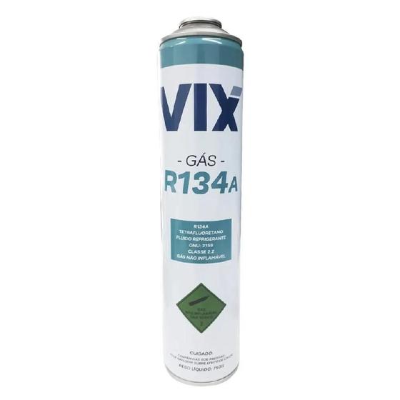 Imagem de Refil Gás R134a R134 p/ Refrigeração Doméstica Comercial Industrial Automotiva Ar Condicionado 750g