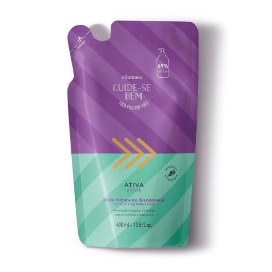 Refil Hidratante Corporal Cuide-se Bem O Boticário 400ml Menor preço em Refil Hidratante Corporal Cuide-se Bem O Boticário 400ml