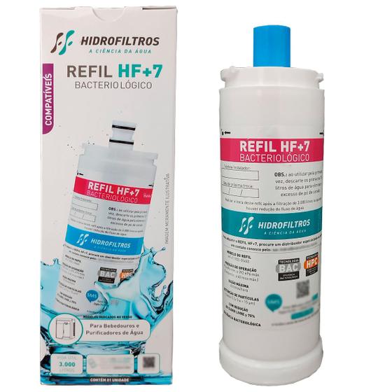 Imagem de Refil Hidrofiltros HF+7 Compatível CZ+7 FR600/ PDF/ PFN IBBL