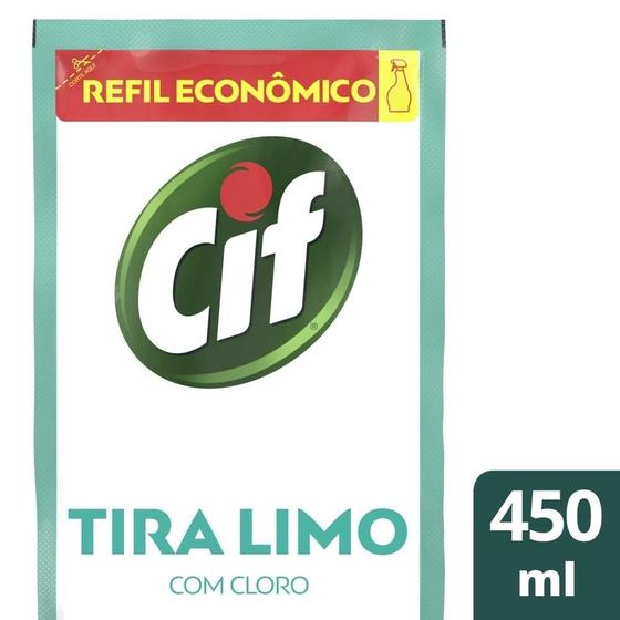 Imagem de Refil Limpador Tira Limo Com Cloro Cif 450ml