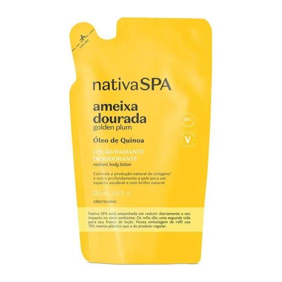 Imagem de Refil Loção Corporal Nativa Spa Ameixa Dourada - 350Ml