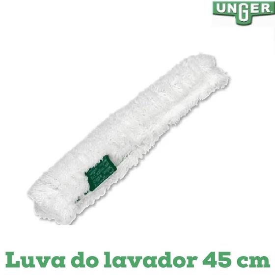 Imagem de Refil Luva Lavador Limpeza Profissional Vidros 45cm Unger