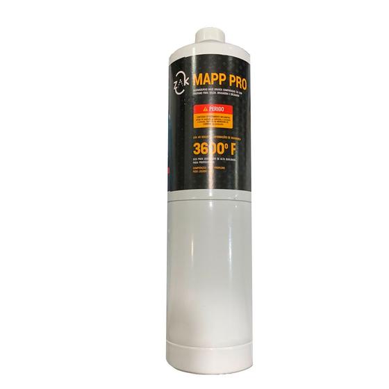 Imagem de Refil Maçarico Zak Carga Gás Mapp Pro para Maçarico Portátil Cilindro 400g