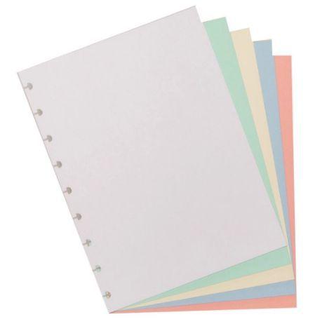Imagem de Refil Médio 50 Folhas Lisas Coloridas Caderno Inteligente