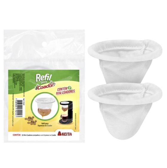 Imagem de Refil Mini Coador De Café Individual c/ 2 Unidades - KEITA