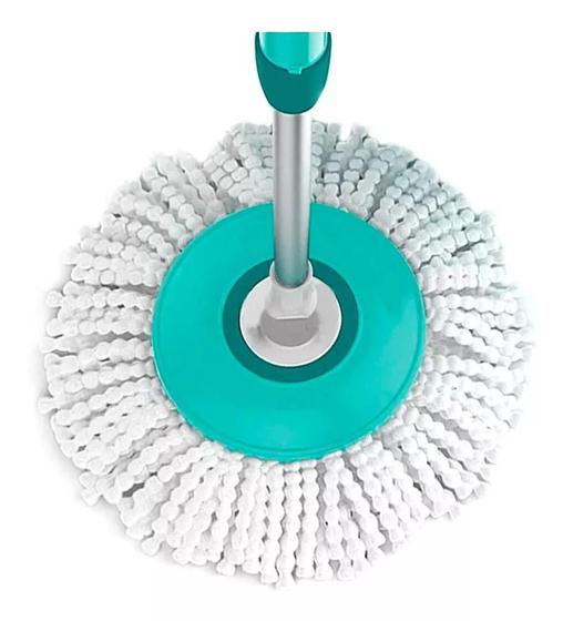 Imagem de Refil Mop Giratório Esfregão Microfibra Alta Absorção 30 Cm Cor Branco