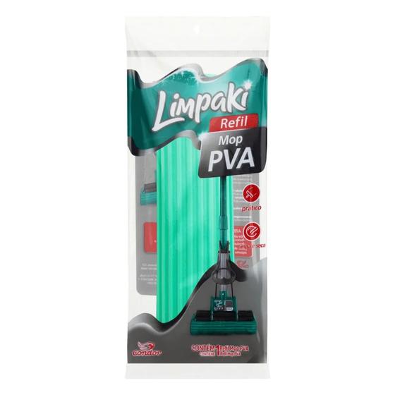 Imagem de Refil Mop PVA Condor Espuma Limpeza Geral Plus Rodo Magico Limpaki 1664R