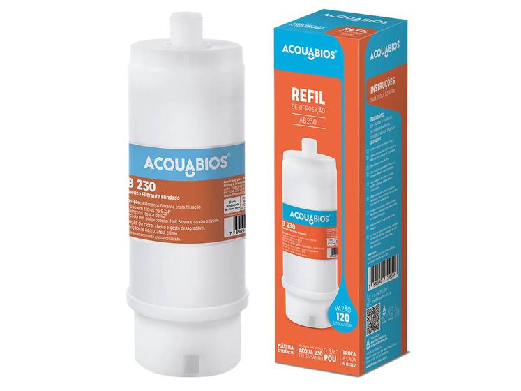 Refil P/ Filtro 3m Aqualar AP230 Fit 230 Aquaplus 230 AB230 Menor preço em Refil P/ Filtro 3m Aqualar AP230 Fit 230 Aquaplus 230 AB230
