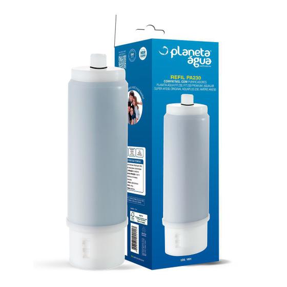 Refil PA230 Compatível com Purificadores Planeta Água FIT 230, FIT 230 Premium, Aqualar Super AP230, Original Aquaplus.. Menor preço em Refil PA230 Compatível com Purificadores Planeta Água FIT 230, FIT 230 Premium, Aqualar Super AP230, Original Aquaplus..