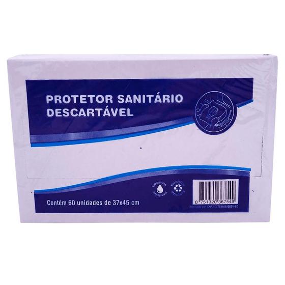 Imagem de Refil Papel Protetor Assento Sanitário - 60 folhas