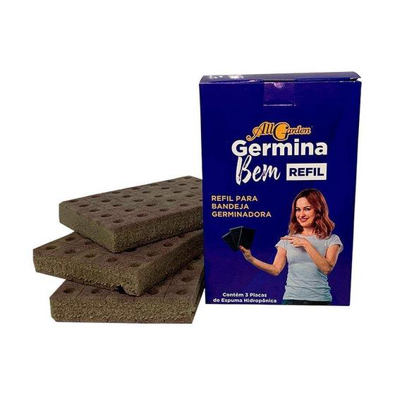 Imagem de Refil para Bandeja Germinadora Germina Bem All Garden 3 Unidades