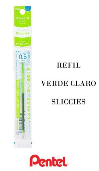 Imagem de Refil Para Caneta Gel Iplus Verde Claro Sliccies 0,5mm - Pentel