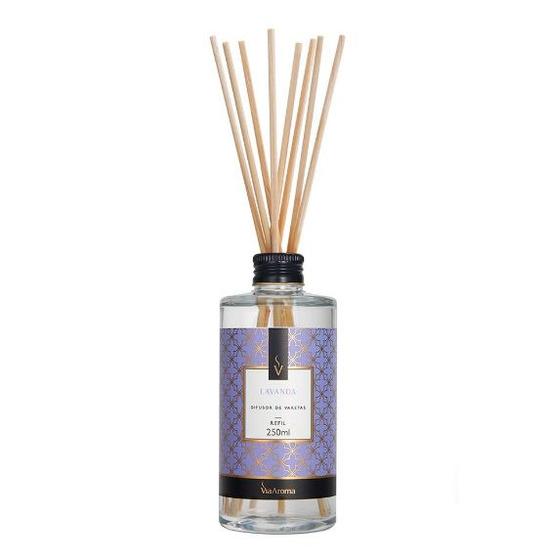 Imagem de Refil Para Difusor De Varetas 250ml Via Aroma Com Varetas