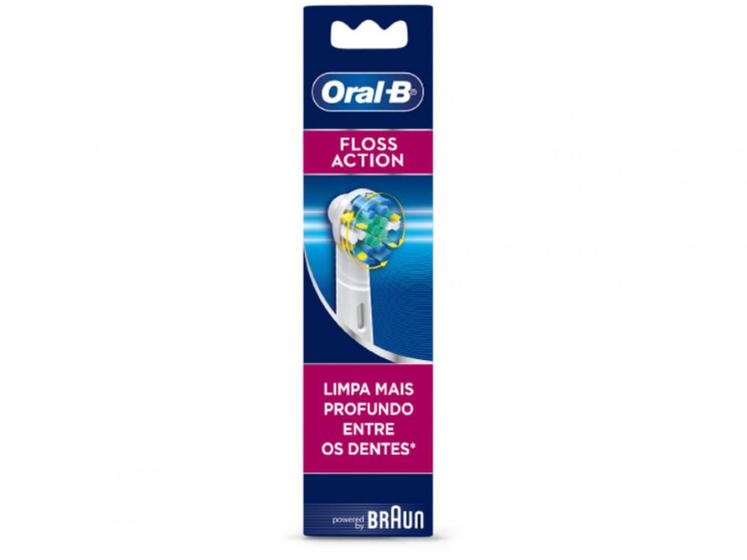 Refil Para Escova Elétrica Oral-B FlossAction - 2 Unidades - Refil Para Escova De Dentes ...