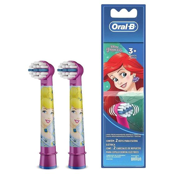Imagem de Refil Para Escova Elétrica Oral-B Kids Princesas 2 Unidades