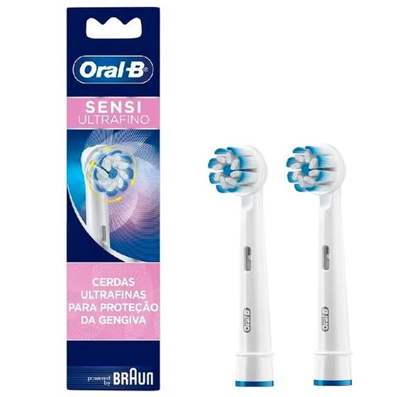 Imagem de Refil Para Escova Elétrica Oral-B Sensi Ultrafino - 2 Unidades
