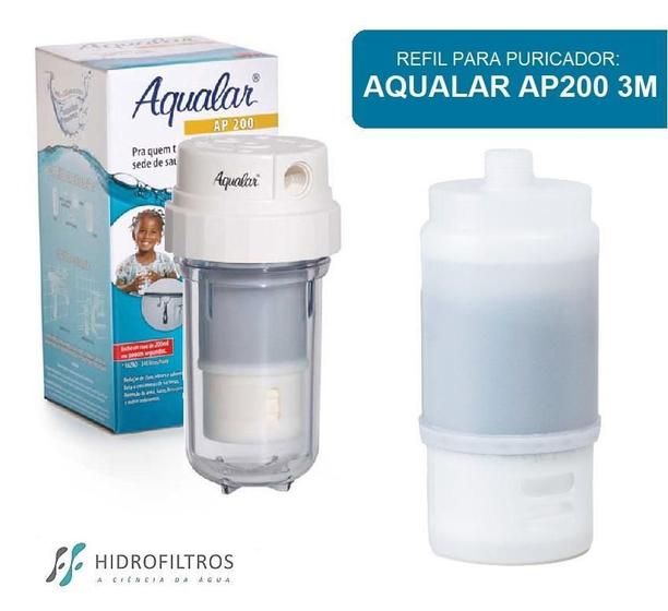 Refil Para Filtro Ap200 Aqualar 3M Menor preço em Refil Para Filtro Ap200 Aqualar 3M