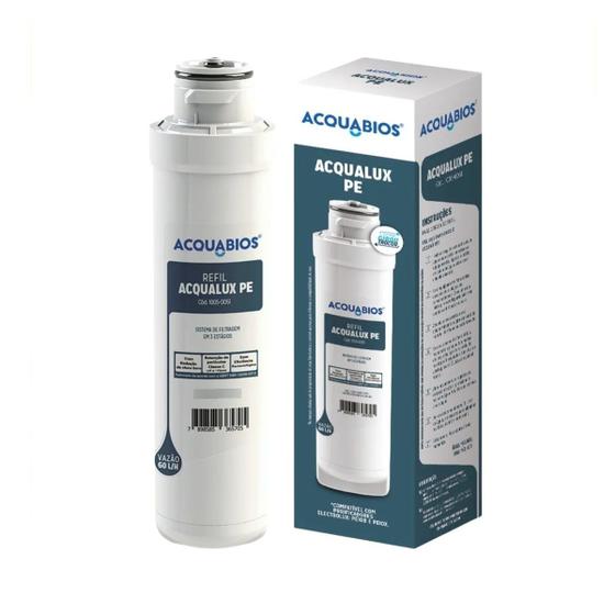 Imagem de Refil Para Filtro Purificador de Água Compatível Com Filtros Electrolux Acqualux G Acquabios 