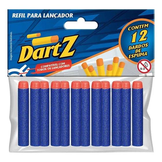 Imagem de Refil para Lançador DartZ com 12 Dardos - Art Brink