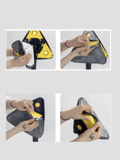 Imagem de Refil Para MOP TRIANGULAR Reutilizavel-2 UNIDADES