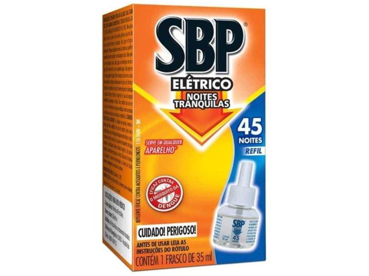 Refil para Repelente Elétrico Líquido SBP 35ml Menor preço em Refil para Repelente Elétrico Líquido SBP 35ml