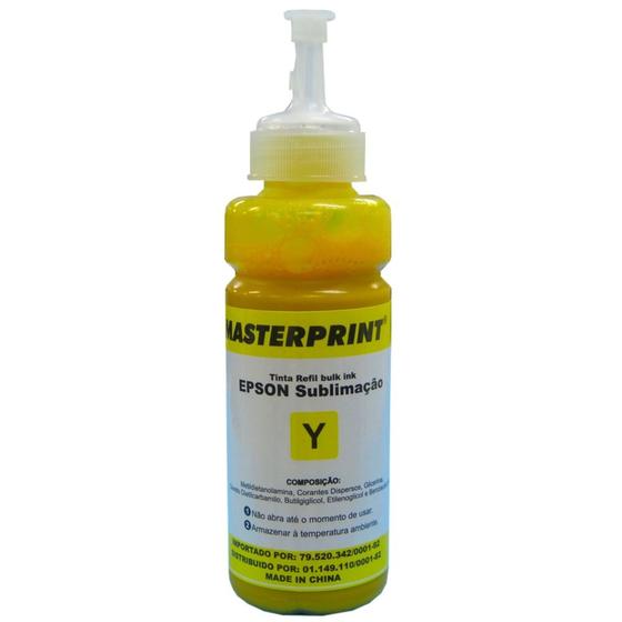 Imagem de Refil para Sublimação masterprint yellow Bulk Ink
