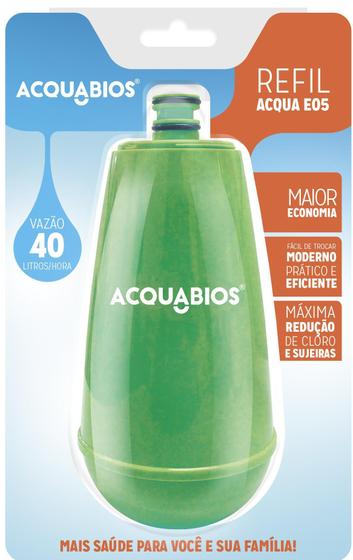 Imagem de Refil Para Torneira Filtro Acquabios Bica Móvel Verde E05