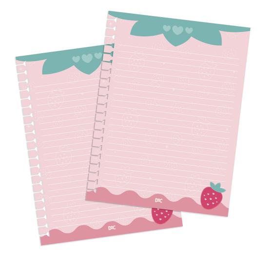 Imagem de Refil Pautado Folha Decorada Hello - Caderno Smart Universitário - DAC