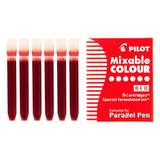 Imagem de Refil PILOT 6 cartucho Mixable Colour p/ Tinteiro Parallel