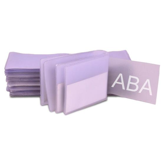 Imagem de Refil plástico de carteira 1 unidade para documentos porta RG com ABAS de ENCAIXE