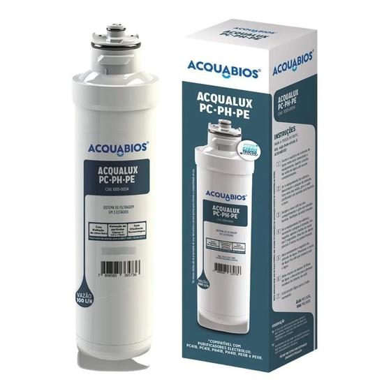 Imagem de Refil Purificador Compatibilidade Electrolux Acqualux Acquabios PC-PH-PE 1005-0054