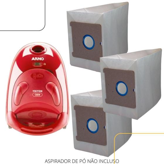 Imagem de Refil Saco Descartável P/Aspirador de Pó Arno Triton 1300W Kit c/06un