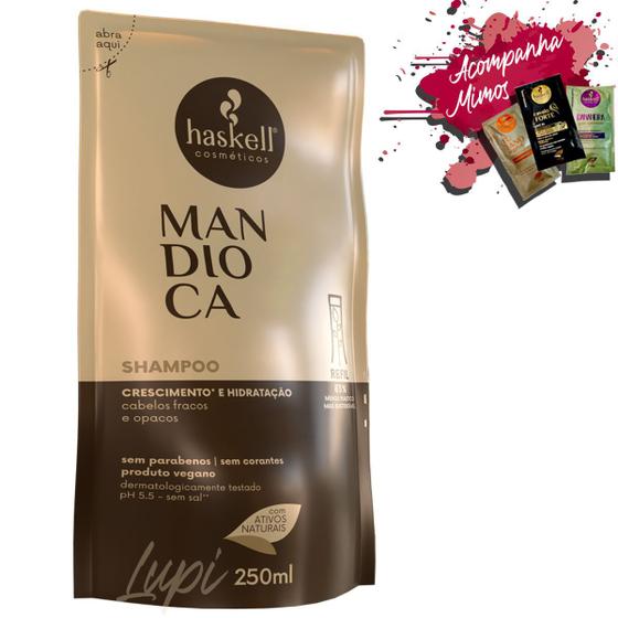 Imagem de Refil Shampoo Haskell Mandioca 250Ml