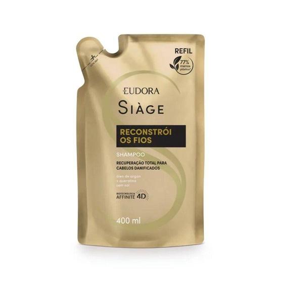 Imagem de Refil shampoo siàge reconstrói os fios 400ml - EUDORA