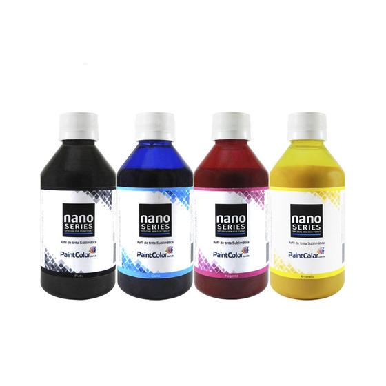 Imagem de Refil Sublimatica Nano Series 1L - Kit com 4 Cores de 250mL