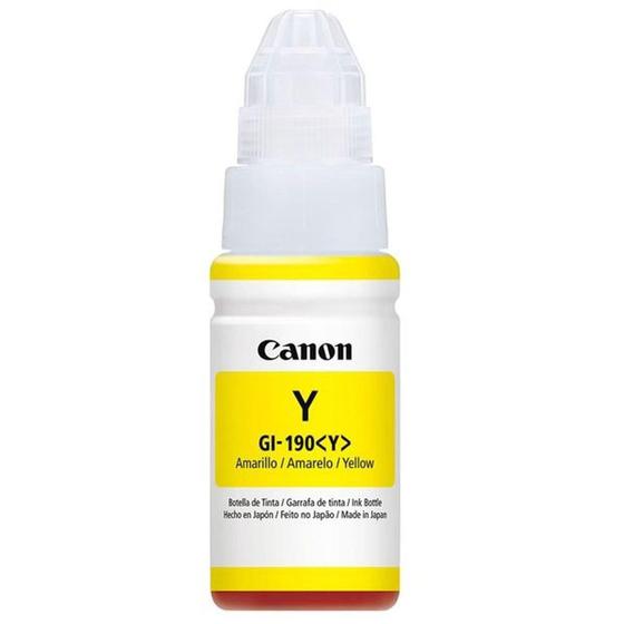 Imagem de Refil tinta Canon GI190 Yellow original G1100/G1110/G2100