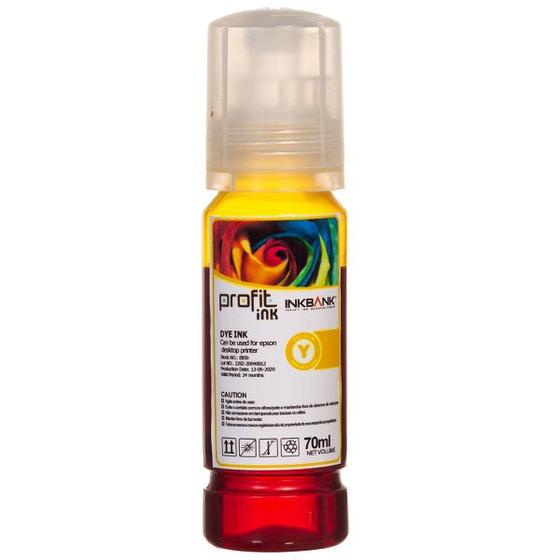 Imagem de Refil Tinta EPSON 504 Amarelo T504420AL T544420 L4150/4160/6161 70ML Profit